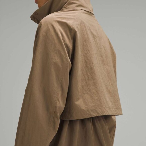 Lululemon Always Effortless hoodie Long Jacket Naturally Brown oversize size 6/8 - Picture 3 of 9
